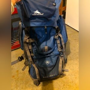 High Sierra Trail, Camping, Hiking Backpack